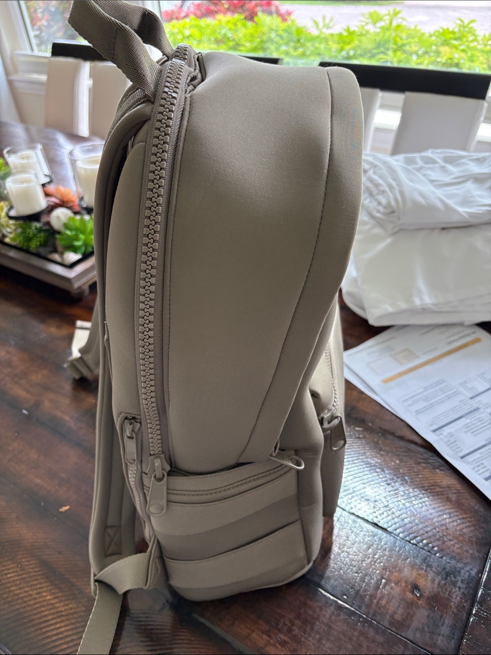 Dagne Dover Backpack in Taupe Neutral - Picture 4 of 14